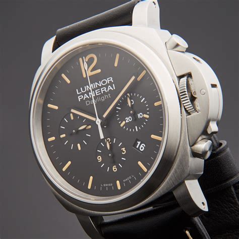 panerai luminor daylight chronograph replica|panerai luminor automatic with date.